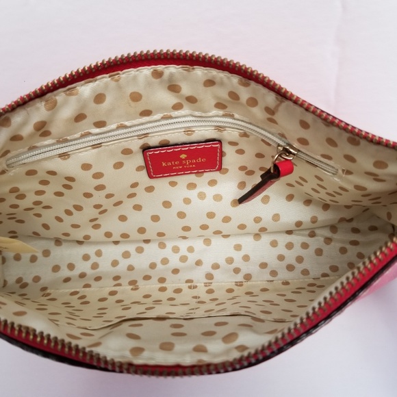 Kate Spade Byrd Wellesley RARE Garnet Red Bag - Picture 4 of 8